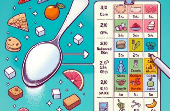 Сколько калорий в чайной ложке сахара и как это влияет на диету