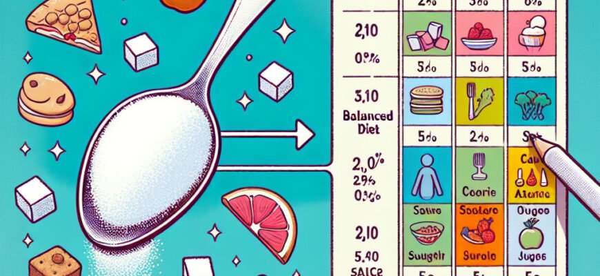 Сколько калорий в чайной ложке сахара и как это влияет на диету