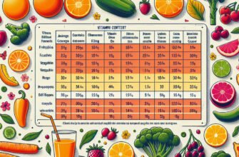 Где больше всего витамина C: таблица продуктов и источников