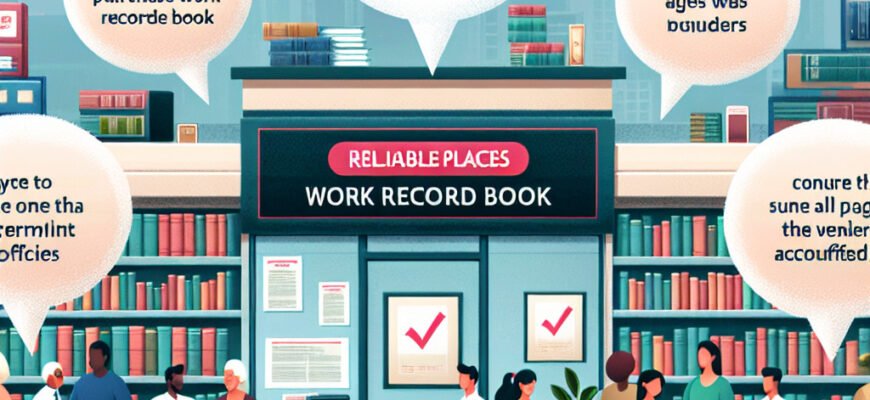 Где купить трудовую книжку: надёжные места и важные советы покупателям