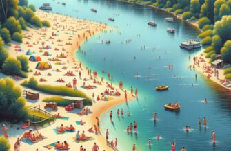 Где можно купаться в Днепре: лучшие места для отдыха и плавания