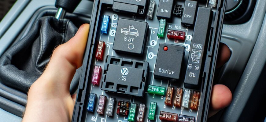 Где находится блок предохранителей в Volkswagen T5: подробное руководство