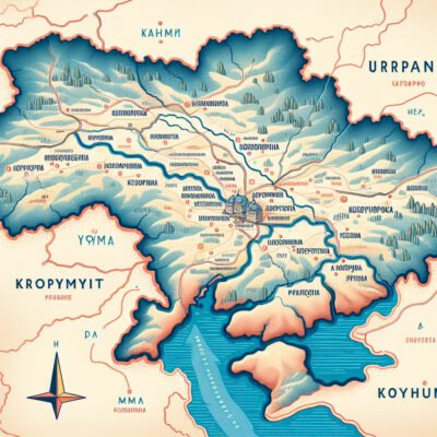 Где находится Кропивницкий на карте Украины: географическое положение