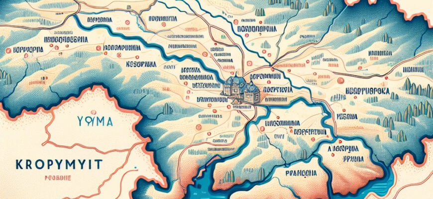 Где находится Кропивницкий на карте Украины: географическое положение