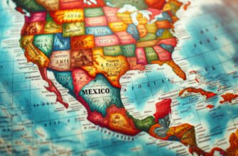 Где находится Мексика: подробное расположение на карте мира