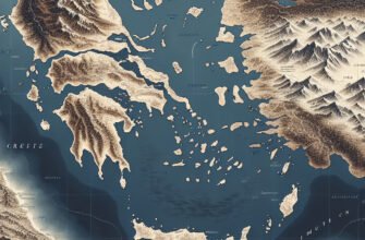 Где находится остров Крит: полное географическое расположение и карта