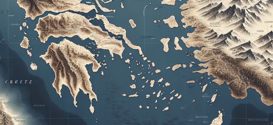 Где находится остров Крит: полное географическое расположение и карта