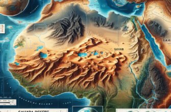 Где находится пустыня Сахара: географическое расположение и факты