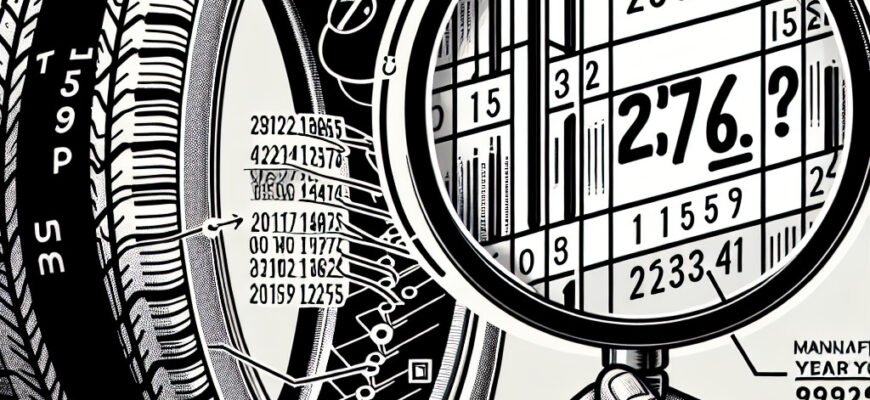 Где найти год выпуска на шинах: руководство по маркировке резины