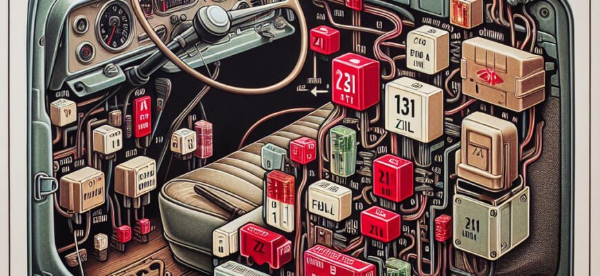 Где найти предохранители ЗИЛ 131: подробное расположение и советы Где найти предохранители ЗИЛ 131: подробное расположение и советы