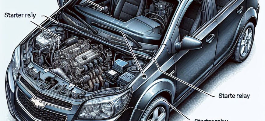 Где найти реле стартера на Chevrolet Aveo T250: подробное руководство