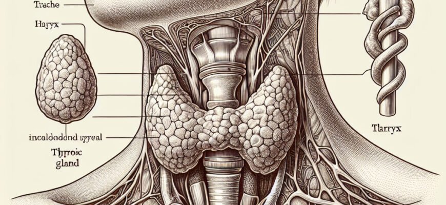 Где расположена щитовидная железа: ключевые факты и анатомия органа