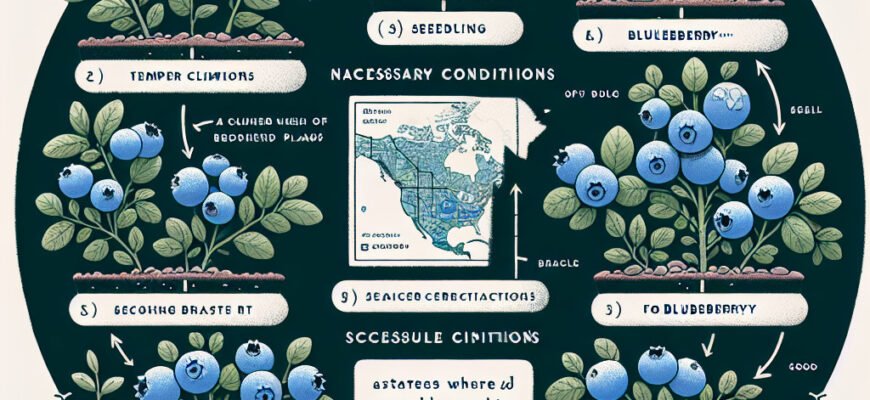 Где растет голубика: регионы и условия для успешного выращивания