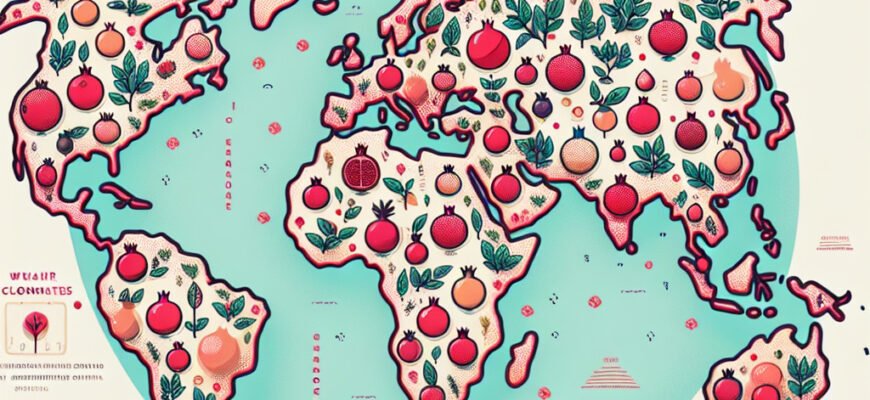 Где растет гранат: основные регионы и условия для выращивания