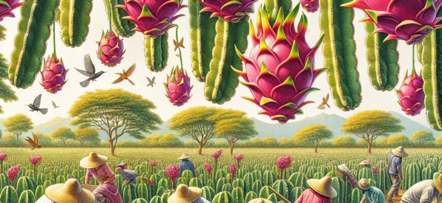 Где растет питахайя: основные регионы выращивания и особенности условий Где растет питахайя: основные регионы выращивания и особенности условий