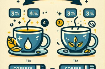Где содержится больше кофеина: в чашке чая или в кофе?