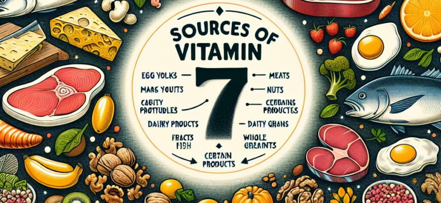 Где содержится витамин B7: обзор продуктов и источников питания