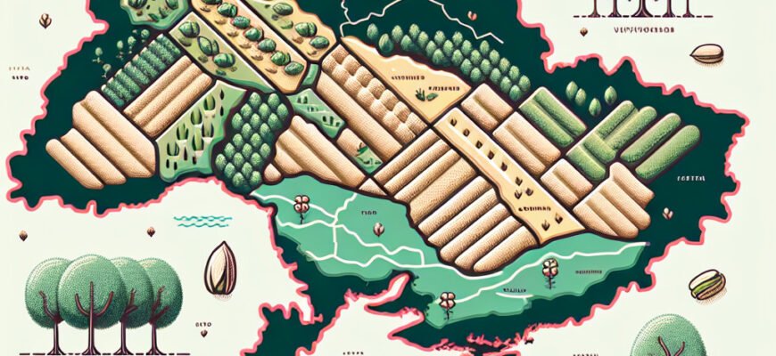 Где в Украине растут фисташки: основные регионы и особенности выращивания