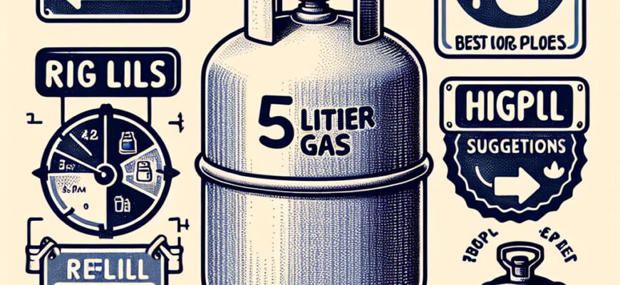 Где заправить газовый баллон 5 литров: лучшие места и советы