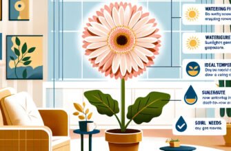 Гербера Кімнатна: Як Забезпечити Правильний Догляд та Умови Росту