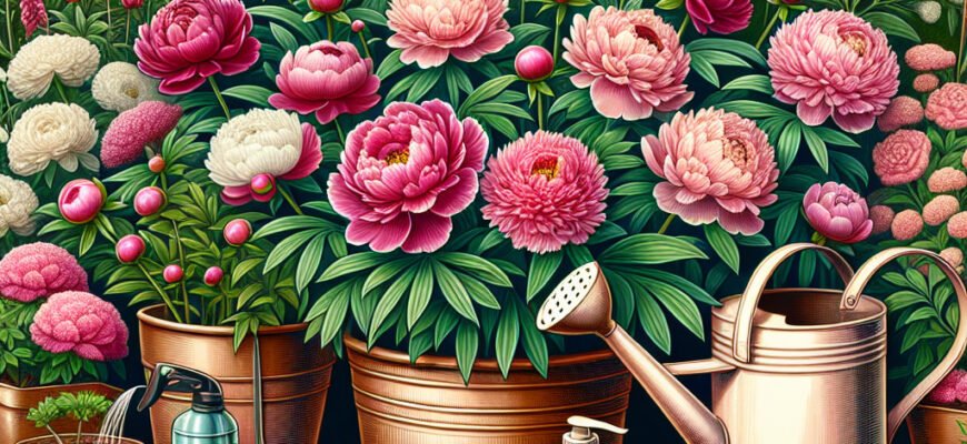 Ідеальний догляд за півоніями: секрети вирощування квітів у саду