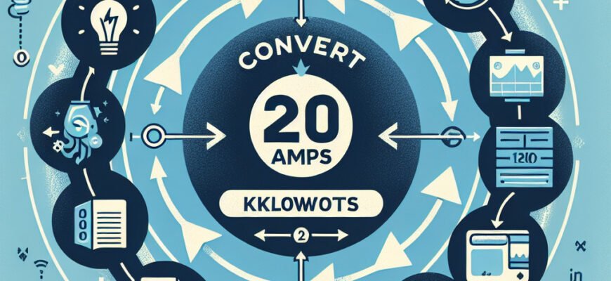 Как перевести 20 ампер в киловатты: подробный расчет и советы Как перевести 20 ампер в киловатты: подробный расчет и советы
