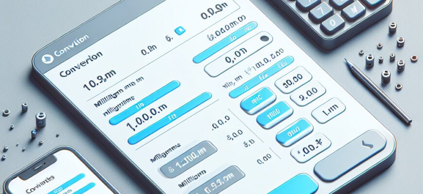 Калькулятор: Как перевести 1 мг в мл? Удобный инструмент онлайн Калькулятор: Как перевести 1 мг в мл? Удобный инструмент онлайн