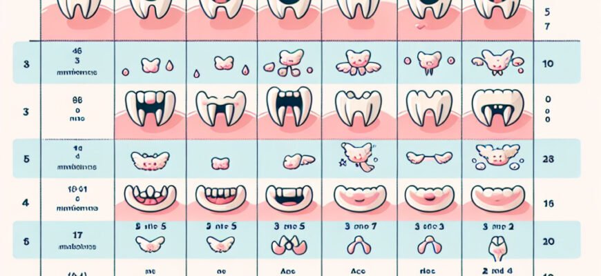 Когда прорезаются зубы у детей: подробная таблица сроков и этапов