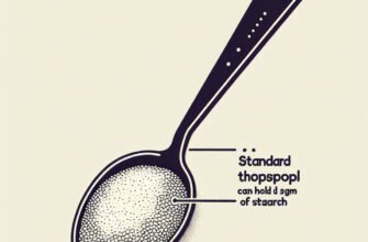 Количество крахмала в столовой ложке: сколько граммов вмещается?