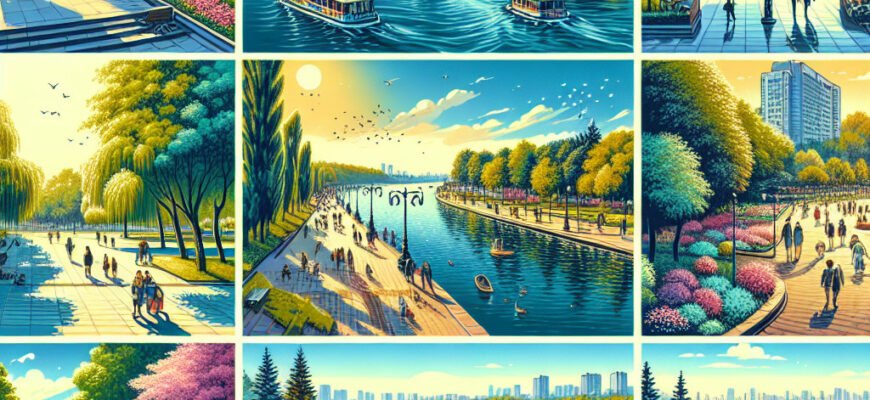 Лучшие места для прогулок в Днепре: парки, набережные, скверы