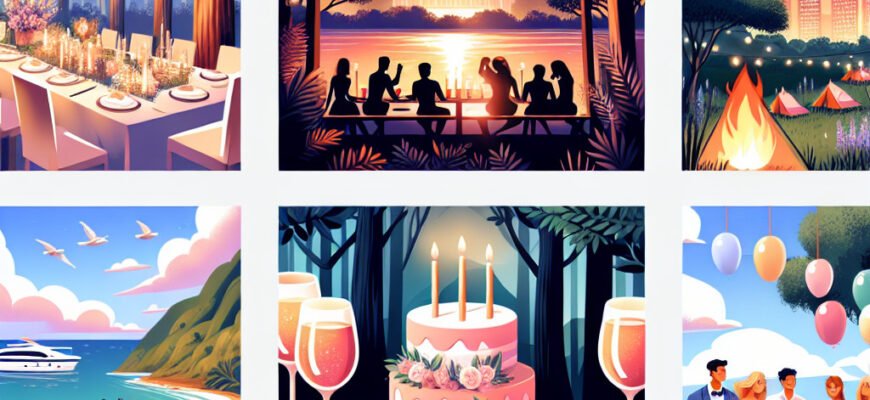 Лучшие места и идеи, где отпраздновать день рождения незабываемо