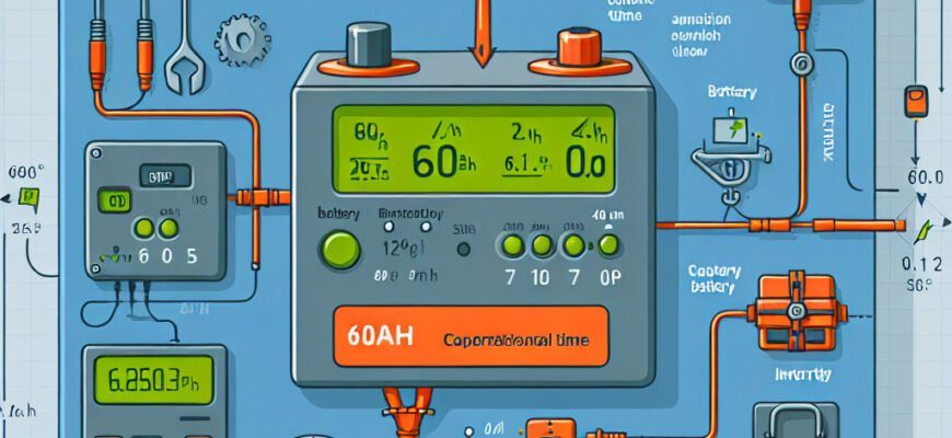 На сколько хватит аккумулятор 60Ач через инвертор: расчёт времени работы