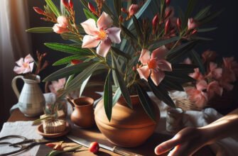 Олеандр: все про догляд за красивим і отруйним кімнатним рослиною