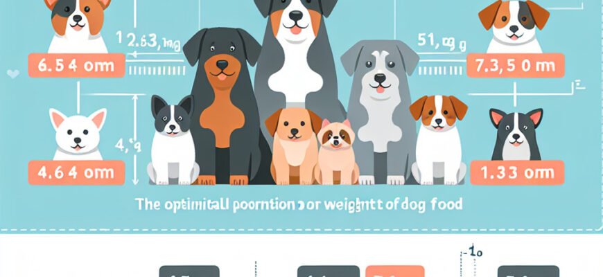 Оптимальная порция корма для собаки: как рассчитать по весу?