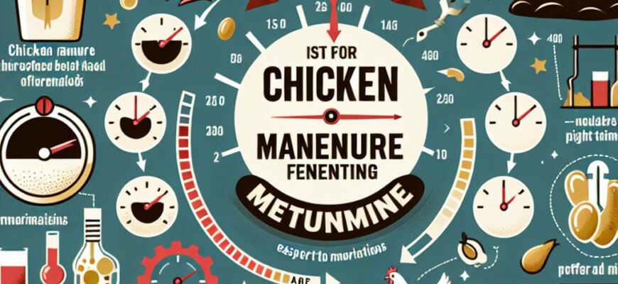 Оптимальное время для брожения куриного помета: советы и рекомендации