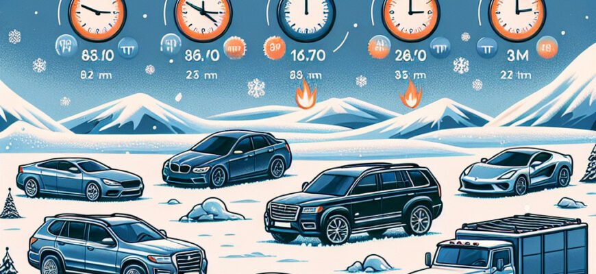 Оптимальное время прогрева автомобиля: сколько нужно прогревать машину?