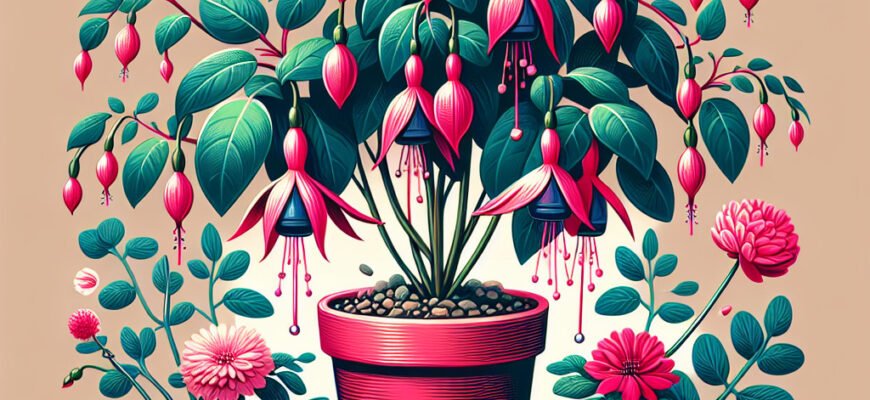 Оптимальний догляд за фуксією на вулиці: поради та рекомендації