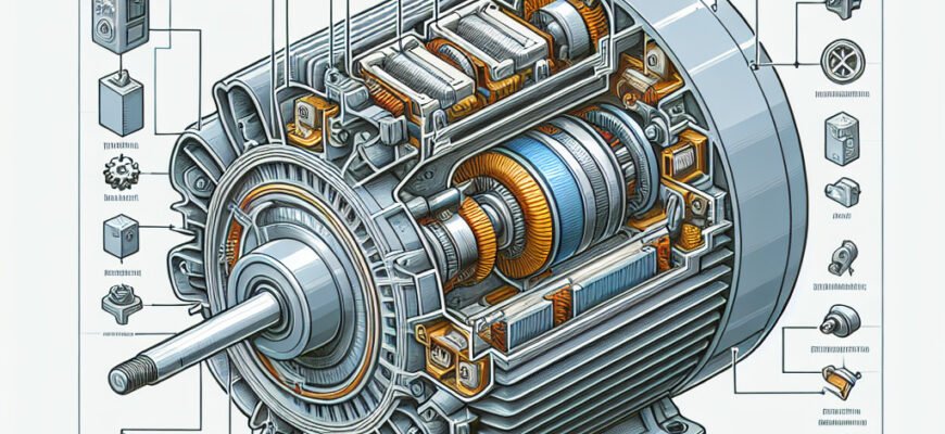 Основи будови електродвигуна: ключові елементи та принципи роботи