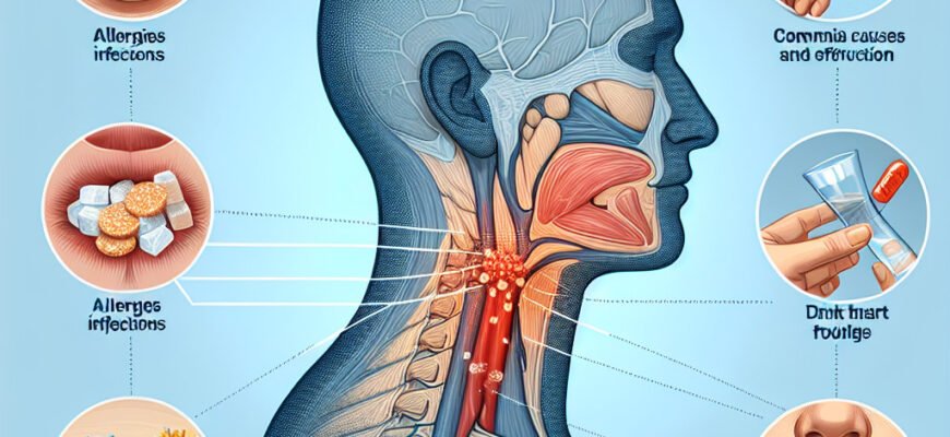 Почему чешется горло: основные причины и способы облегчения симптомов Почему чешется горло: основные причины и способы облегчения симптомов