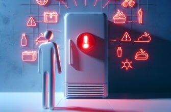 Почему горит красная лампочка на морозильной камере: узнаём причины и решения