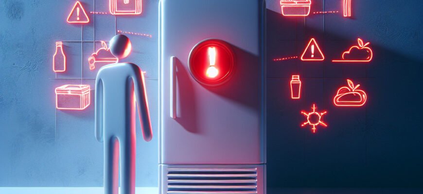 Почему горит красная лампочка на морозильной камере: узнаём причины и решения