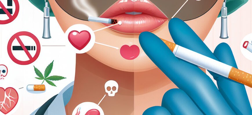 Почему курение после увеличения губ может нанести вред и осложнения