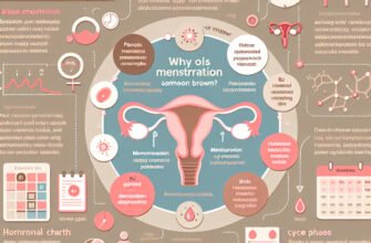Почему менструация может быть коричневого цвета: причины и объяснения