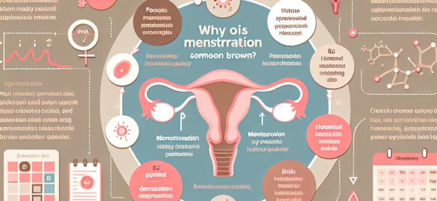 Почему менструация может быть коричневого цвета: причины и объяснения