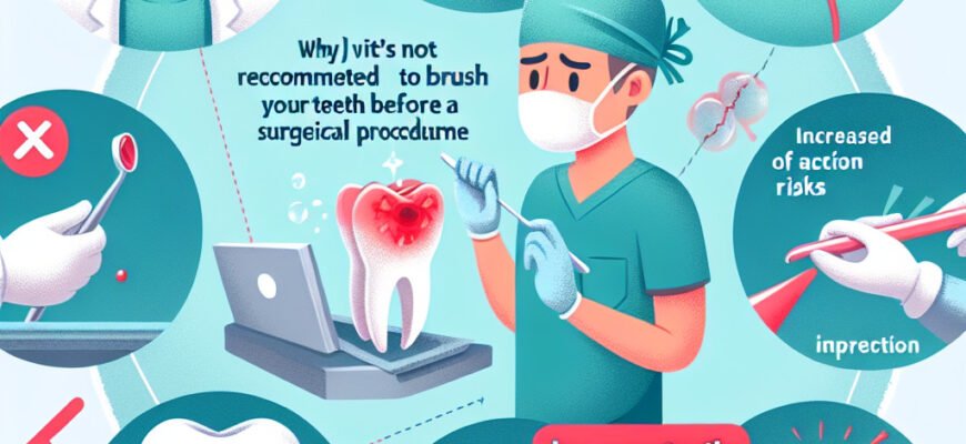 Почему не стоит чистить зубы перед операцией: важные причины и риски