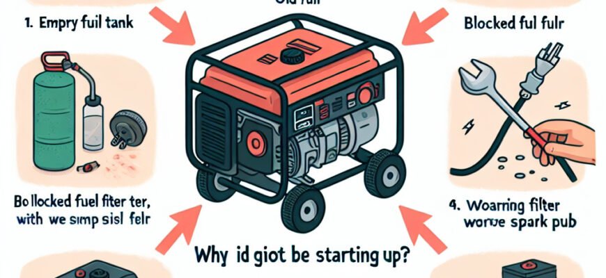 Почему не заводится генератор: основные причины и решения проблемы