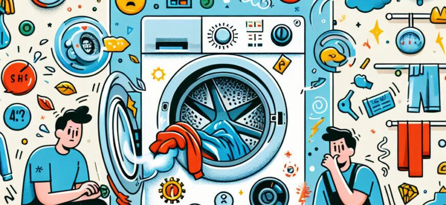 Почему стиральная машина не отжимает: основные причины и решения