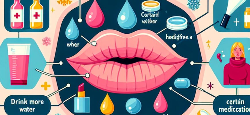 Почему сушит губы: основные причины и способы борьбы с сухостью
