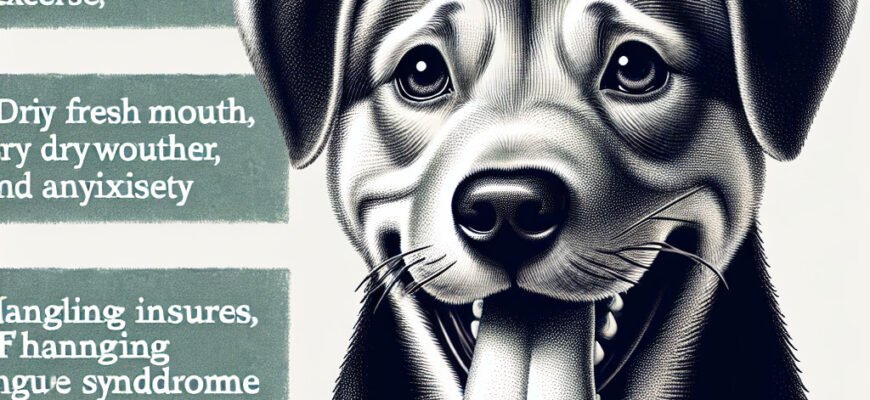 Почему у кобеля высовывается язык: основные причины и решения