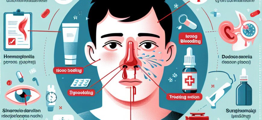 Почему идет кровь из носа из левой ноздри: основные причины и лечение